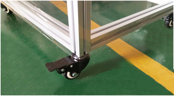 為移動方便鋁型材流水輸送線可以安裝腳輪嗎?好處有哪些?